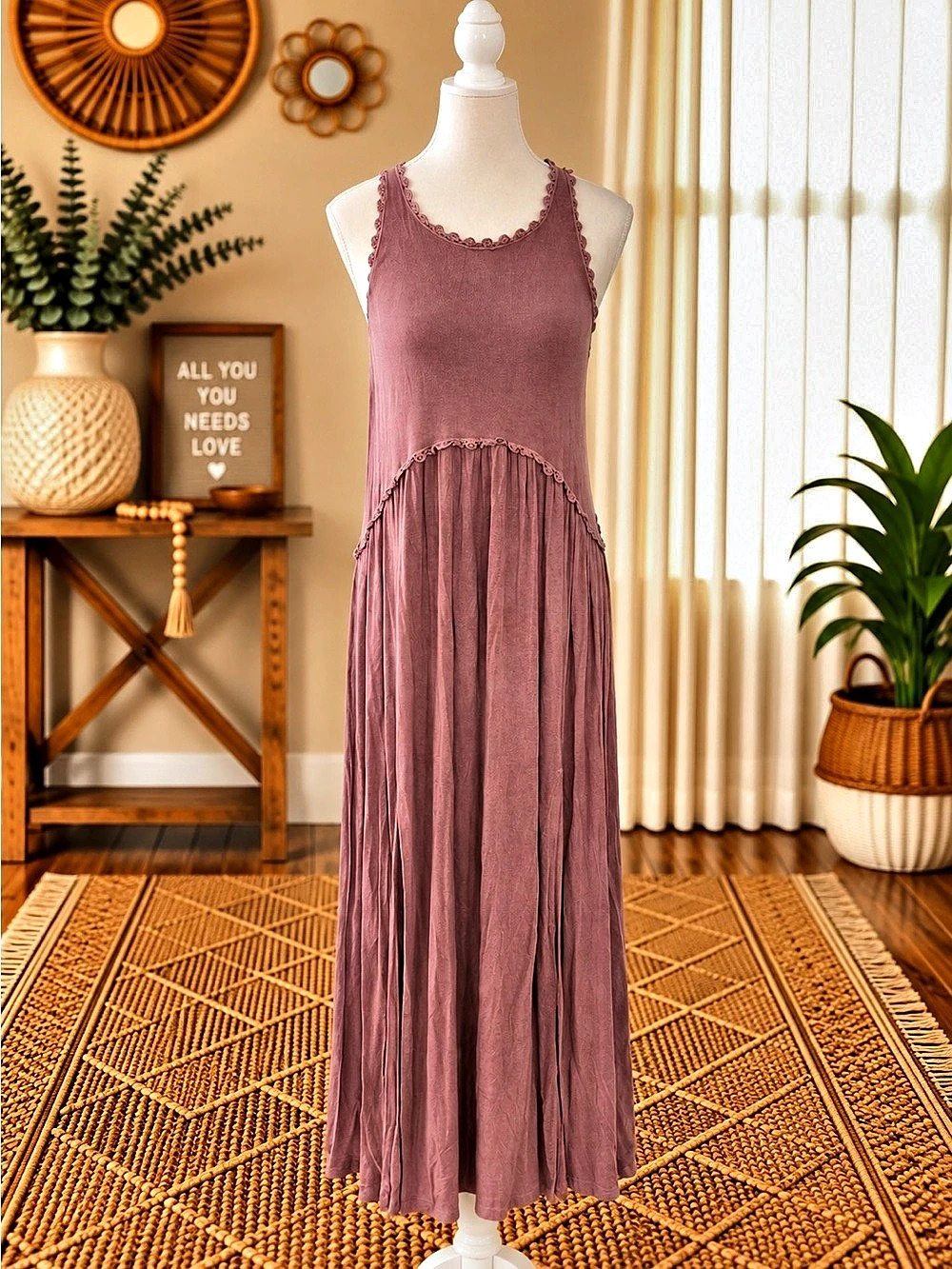POL Maxi Dress in Purple Like New
